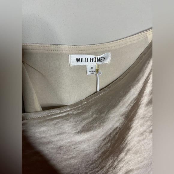 Wild Honey satin wrap skirt - Picture 5 of 7